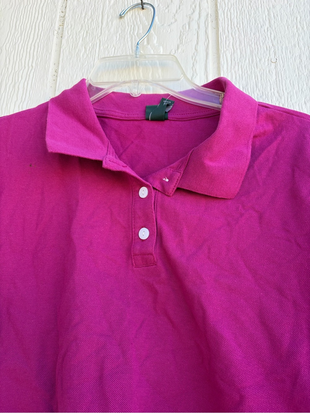 Wild Fable Women’s Cropped Polo Shirt in Bright Magenta Size XL - Picture 6 of 15